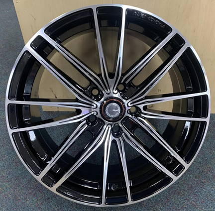Velsen 107 Wheels Rims 17x7.5 5x114.3 Black Machined 38mm ...